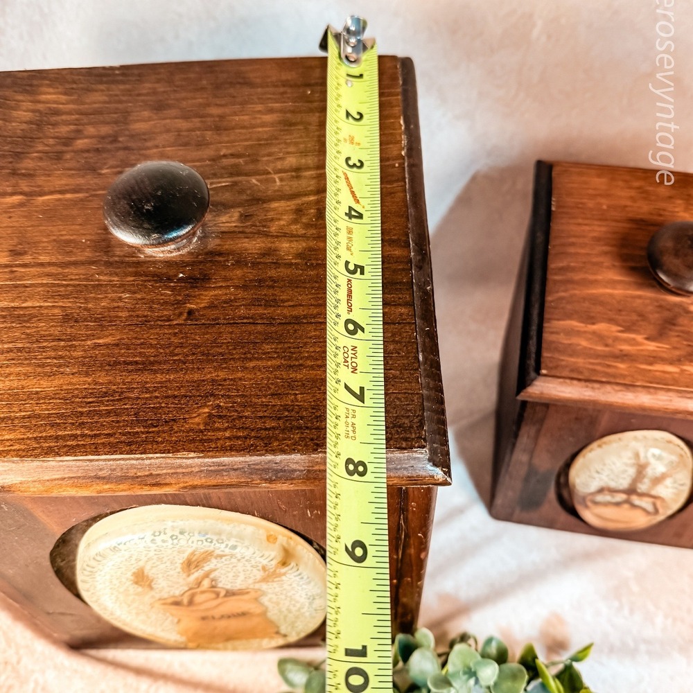 Wooden Kitchen Canister Set - Picture 9 of 11